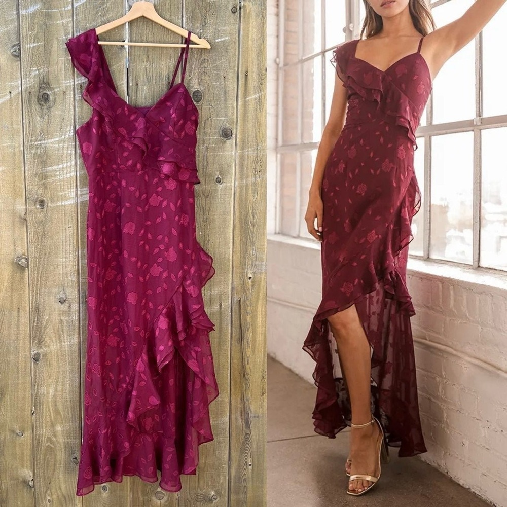 Lulus - ‘Forever Be’ Ruffle Dress